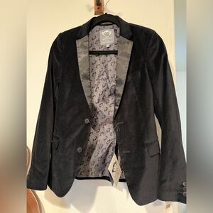 Appaman Kid’s Black Velvet Suit - Blazer & Pants